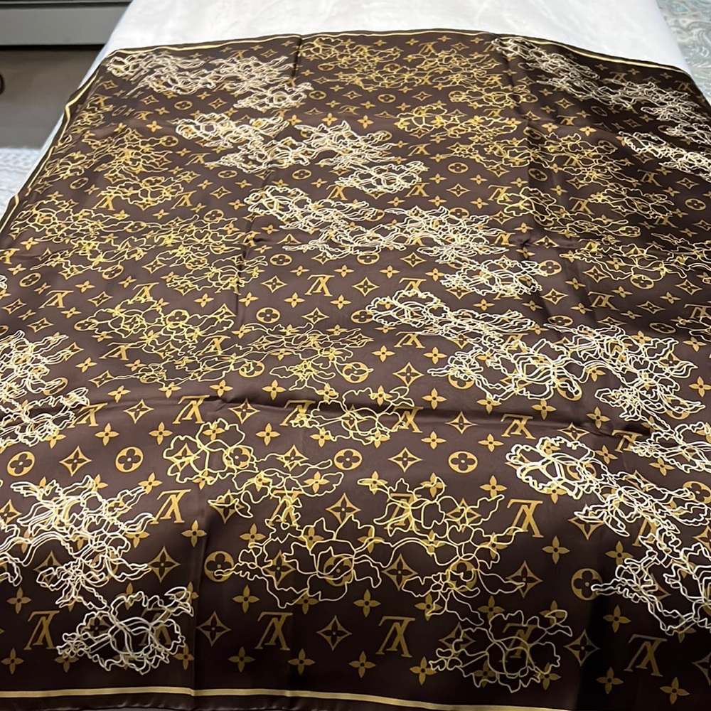 Louis Vuitton silk scarf